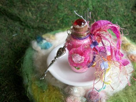 Pink Fairy Dust In Beautiful Bottle Decorated Vial With