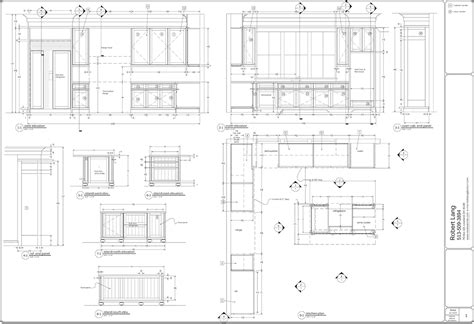 Cabinet And Millwork Drawings