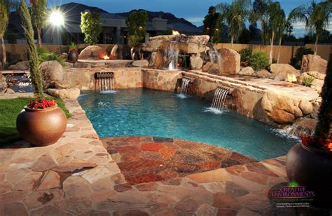In Arizona Custom Swimming Pools Hot Tubs And Spas Are An Integral