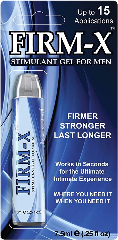 Firm X Stimulant Gel For Men 025 Fluid Ounce Health