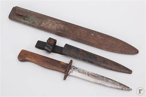 Ratisbons Wwi Trench Knife And Bayonet Scabbard Discover Genuine