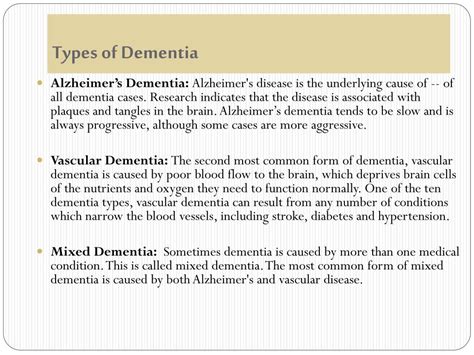 Ppt Dementia The Basics Powerpoint Presentation Free Download Id