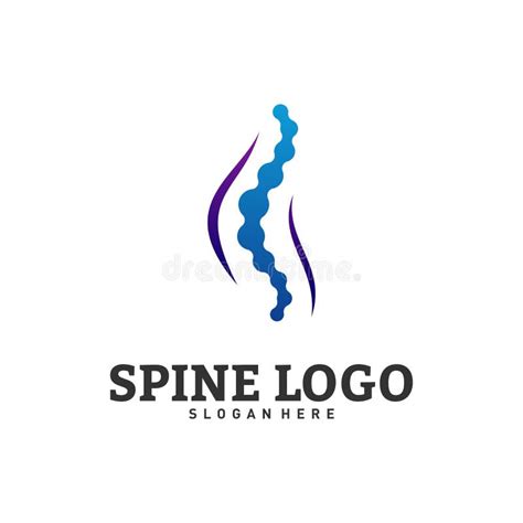 Spine Logo Design Concept Vector Chiropractic Logo Template Medical
