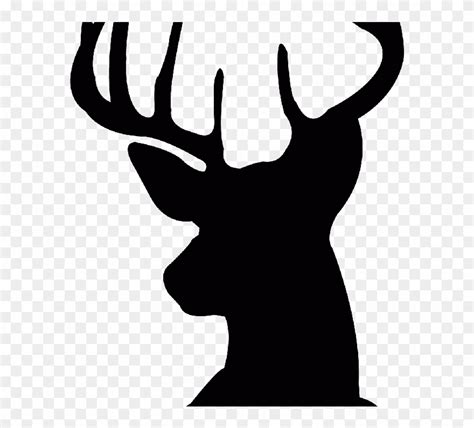 Free Deer Head Silhouette Svg Clip Art Library