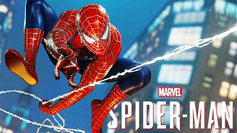 Spider Man Ps4 Webbed Suit Sam Raimi Tobey Maguire Suit Gameplay
