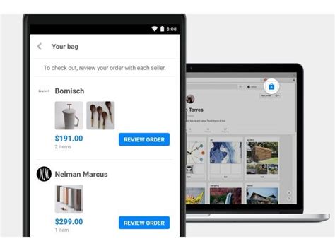 Pinterest Launches Shopping Bag Buyable Pins For Desktop Marketing