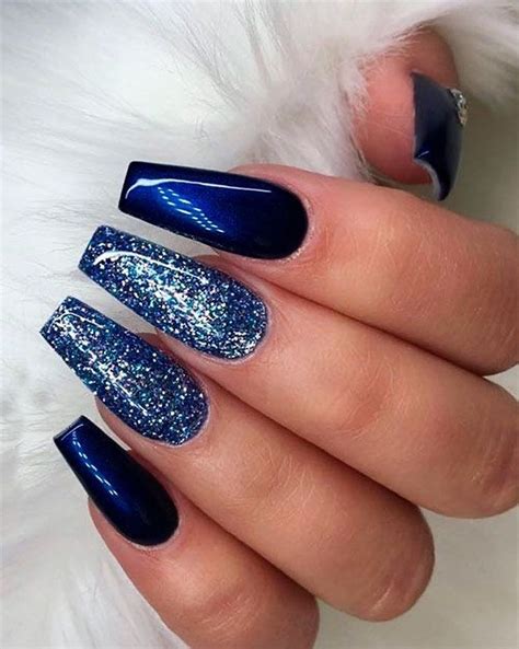 Wear it this fall and prepare to get some. Elegant navy blue nail colors and designs for a Super ...