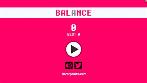 Balance Play Online On Silvergames 🕹️