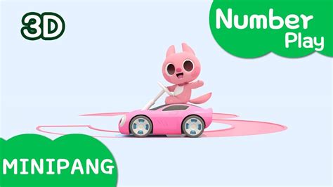 Learn Number With Miniforce Number Play Driving A Car Track Mini