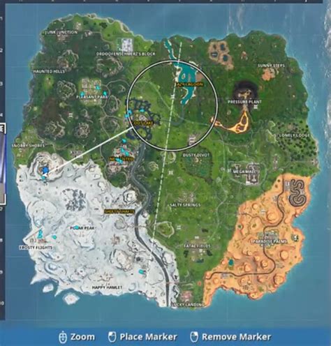 Fortnite Fortbyte 61 Location Accessible Using Sunbird Spray On