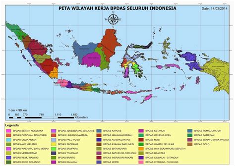 Dua Wajah Manusia Peta Wilayah Kerja Bpdas Seluruh Indonesia
