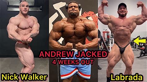 Andrew Jacked Nick Walker Weeks Out Hunter Labrada Improved More Youtube