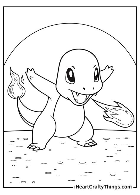 Charmander Coloring Pages Pokemon Coloring Pages Free Kids Coloring