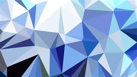 Free Blue And White Polygon Pattern Abstract Background Vector Illustration