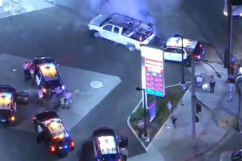 california cops arrest suspect in wild chase crashes into multiple vehicles