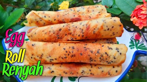 Resep pizza teflon tanpa di banting, empuk dan anti gagal. Resep Egg Roll Renyah,No Mixer,Menggunakan Teflon - YouTube