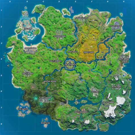 Fortnites Season 3 Map Hides An Island Underwater Vg247