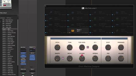 Logic Pro X Drum Machine Designer Tutorial Taster 2 - YouTube