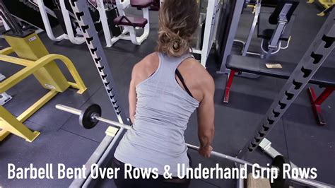 Barbell Bent Over Rows And Underhand Grip Rows Youtube