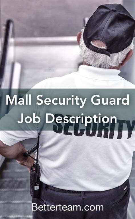 Mall Security Guard Job Description In 2021 Security Guard Jobs Security Guard Interview