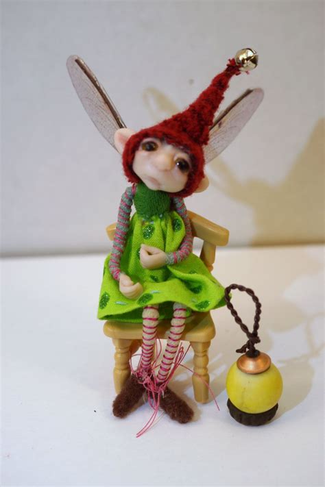 Ooak Poseable Tiny Toddler Gnome Elf 42 Fairy Pixie Art Etsy Art