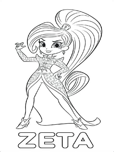 Maybe you would like to learn more about one of these? Shimmer And Shine Coloring Pages Printable | Mermaid ...