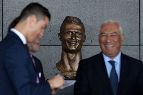 Cristiano Ronaldo Madeira Airport Bust Statue Sofascore News