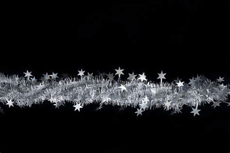 Photo Of Silver Tinsel Border Free Christmas Images