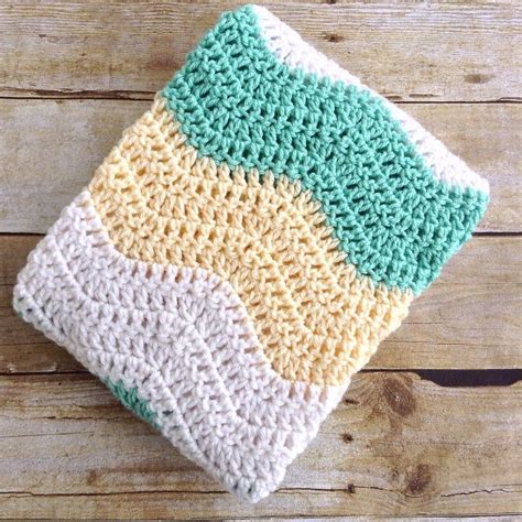Handmade Baby T Crochet Gender Neutral Baby Blanket In Yellow
