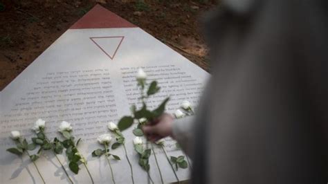 Tel Aviv Unveils First Memorial To Gay Holocaust Victims Bbc News