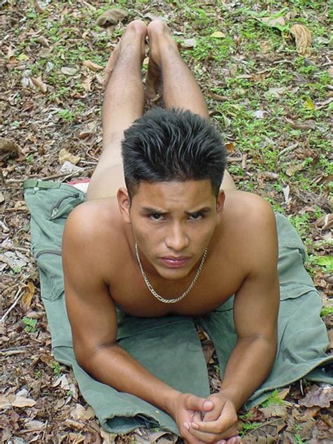 Sexy Latino Twink Posing For The Camera Outdoors