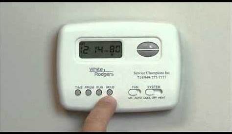 White Rodgers Thermostat Reset 1f78