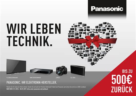 Ich gehe zurzeit davon aus, dass es dieses mal genau so läuft. Cashback-Aktion: "Wir leben Technik" / Panasonic forciert ...