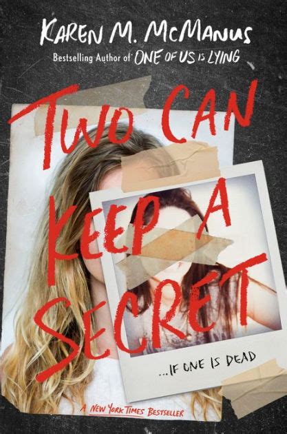 Two Can Keep A Secret By Karen M Mcmanus Hardcover Barnes And Noble®