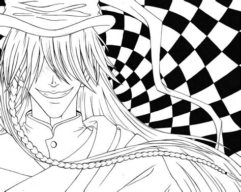 Black Butler Undertaker Coloring Pages