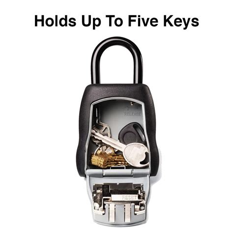 Master Lock 5400d Set Your Own Combination Portable Lock Box 5 Key