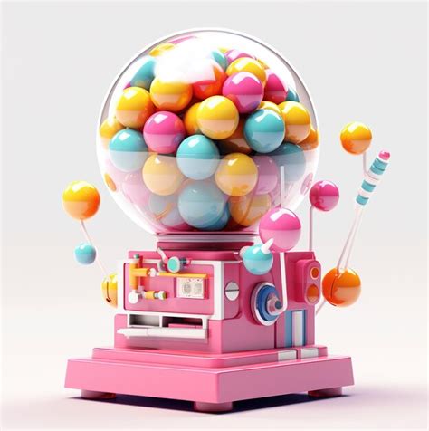 premium ai image a giant candy ball with a large candy bar on it