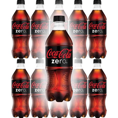 Coca Cola Zero Sugar 20 Fl Oz Bottle Pack Of 10 Total Of 200 Oz