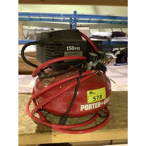 Porter Cable 150 Psi 6 Gallon Air Compressor With Air Line