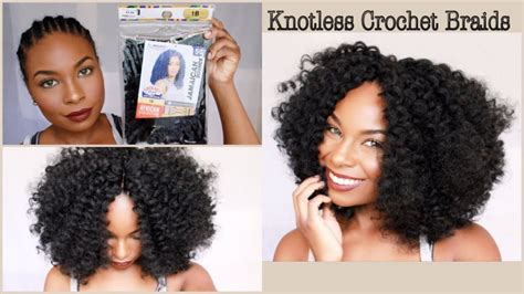 This is a simple style that is pretty and simple to create. Quick & Simple Crochet Braids (Knotless Method) [Video ...