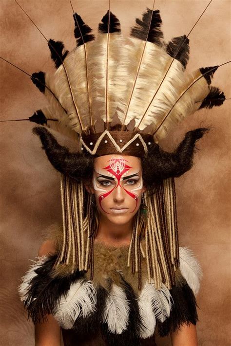 Around The World Native American Makeup American Makeup Tribal Makeup
