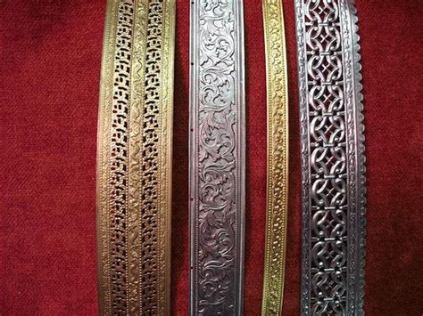 Brass And Steel Filigree Banding Strips Sample Pak By Eksupplies