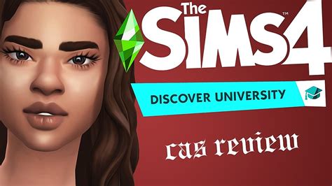 The Sims 4 Discover University Cas Review Youtube