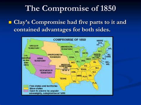 Ppt The Compromise Of 1850 Powerpoint Presentation Free Download