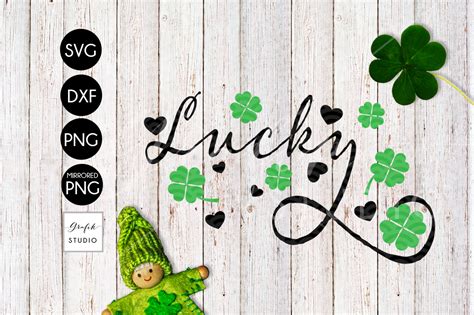 Lucky Shamrock St Patricks Day Svg By Grafikstudio