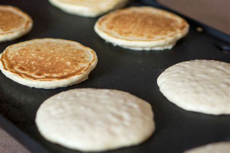 Tip the pan slightly away from you so the pancake slides down towards the edge. Homemade Pancake Mix Recipe - A Mom's Take