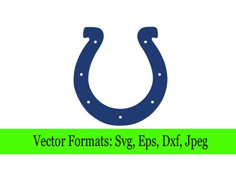Indianapolis Colts Svg File Vector Design In Svg Eps Dxf And Jpeg