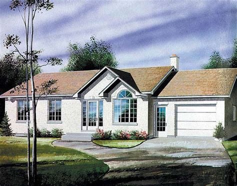 House Plan 49450 Ranch Style With 1000 Sq Ft 2 Bed 1 Bath