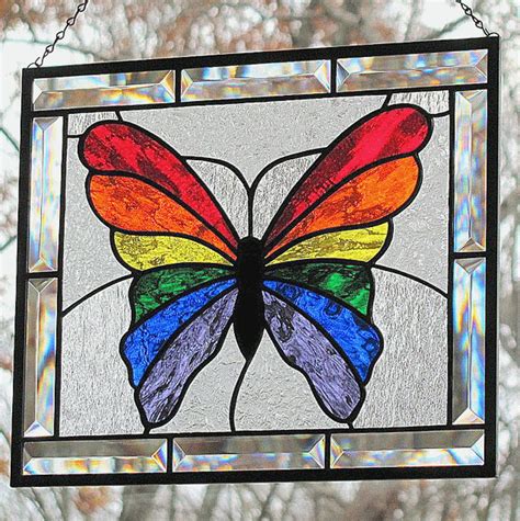 Mosaic Patterns For Beginners Simple Faux Stained Glass Stained Glass Butterfly Stained