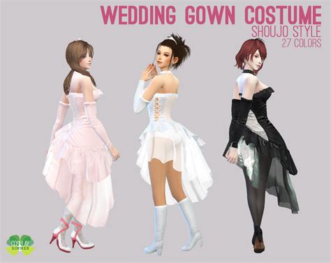 P The Sims 4 Wedding Gown Costume By Cosplay Simmer Sims 4